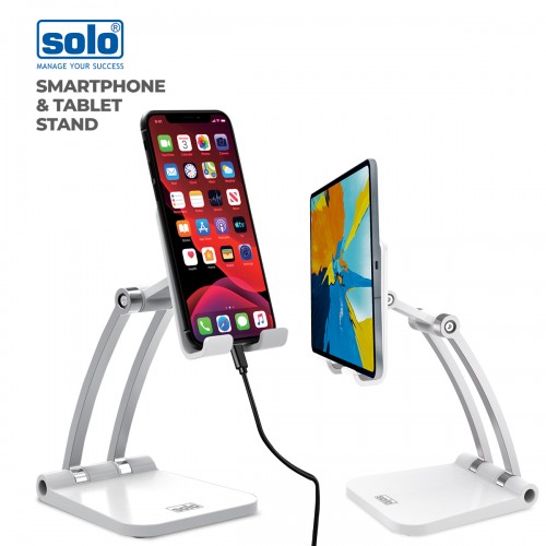 Heavy Duty Smartphone & Tablet Stand, Multi Angle Adjustable, Portable, Non Slip, Widely Compatible - MS002